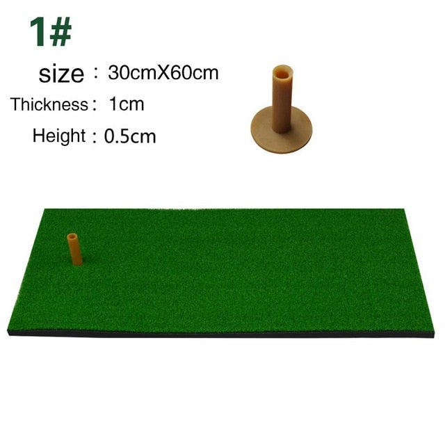Golf Practice Mat Artificial Lawn Grass Foam Pad Green Backyard Tee Golf Hitting MatGolf Training Aids Gym Outdoor Home Sport