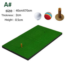 Load image into Gallery viewer, Golf Practice Mat Artificial Lawn Grass Foam Pad Green Backyard Tee Golf Hitting MatGolf Training Aids Gym Outdoor Home Sport
