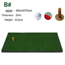 Load image into Gallery viewer, Golf Practice Mat Artificial Lawn Grass Foam Pad Green Backyard Tee Golf Hitting MatGolf Training Aids Gym Outdoor Home Sport
