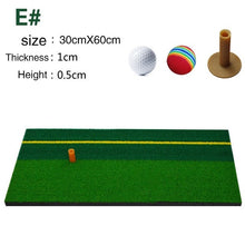 Load image into Gallery viewer, Golf Practice Mat Artificial Lawn Grass Foam Pad Green Backyard Tee Golf Hitting MatGolf Training Aids Gym Outdoor Home Sport
