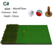 Load image into Gallery viewer, Golf Practice Mat Artificial Lawn Grass Foam Pad Green Backyard Tee Golf Hitting MatGolf Training Aids Gym Outdoor Home Sport
