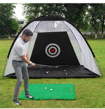 Load image into Gallery viewer, Indoor 2M Golf Practice Net Tent Golf Hitting Cage Garden Grassland Practice Tent Golf Training Equipment Mesh Outdoor XA147A
