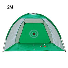 Load image into Gallery viewer, Indoor 2M Golf Practice Net Tent Golf Hitting Cage Garden Grassland Practice Tent Golf Training Equipment Mesh Outdoor XA147A
